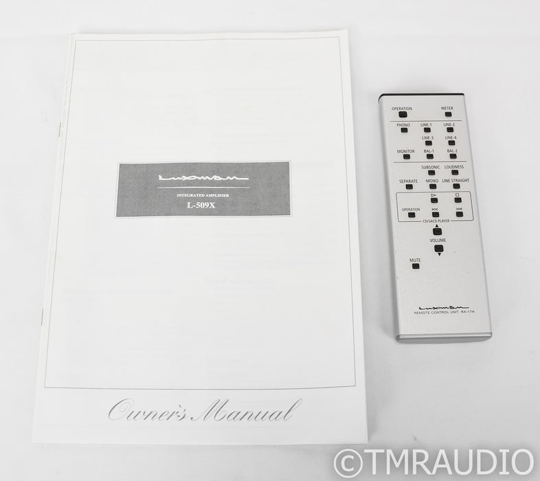 Luxman L-509X Stereo Integrated Amplifier; Remote; MM / MC Phono; L509X