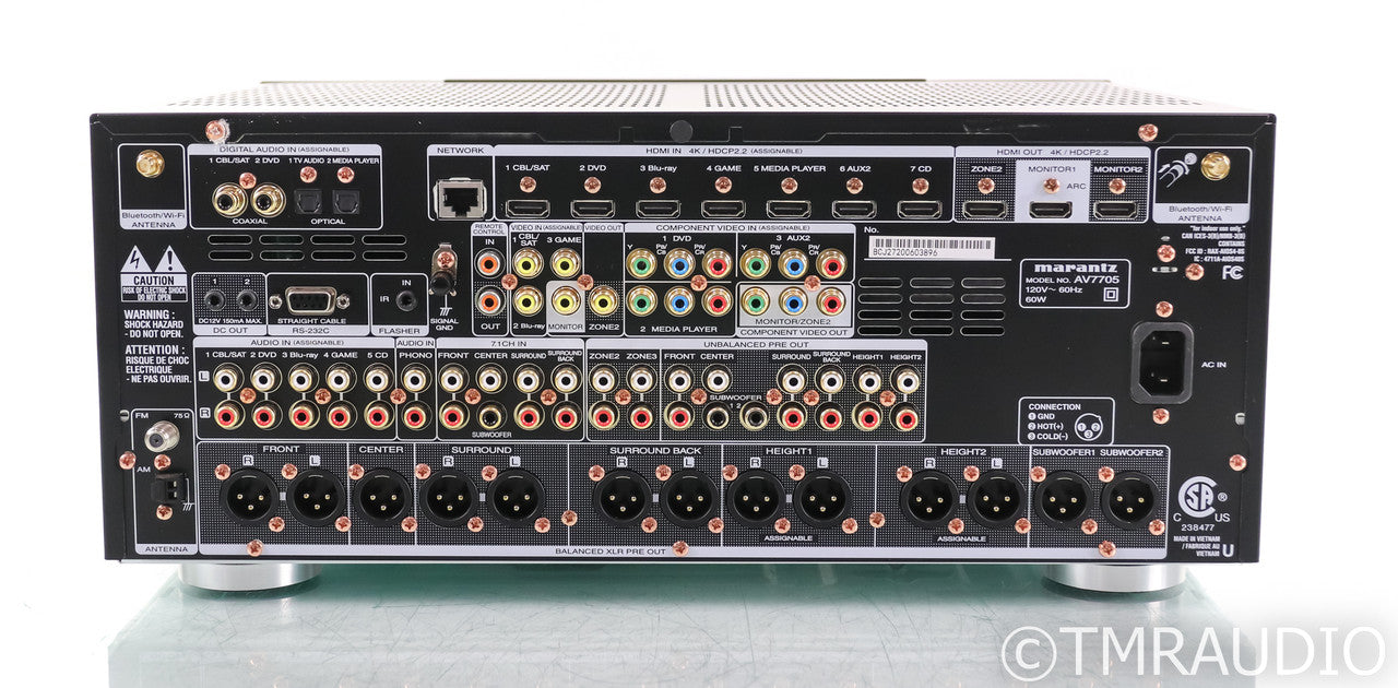 Marantz AV7705 11.2 Channel Home Theater Receiver; AV-7705; Remote; Bluetooth