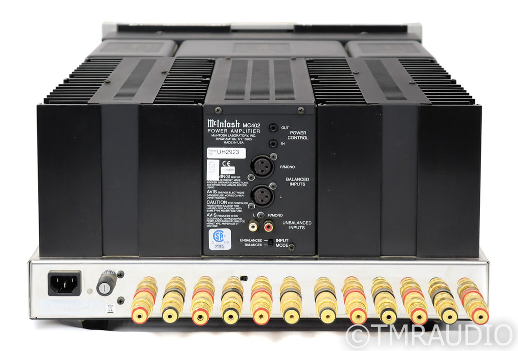 McIntosh MC402 Stereo Power Amplifier; MC-402