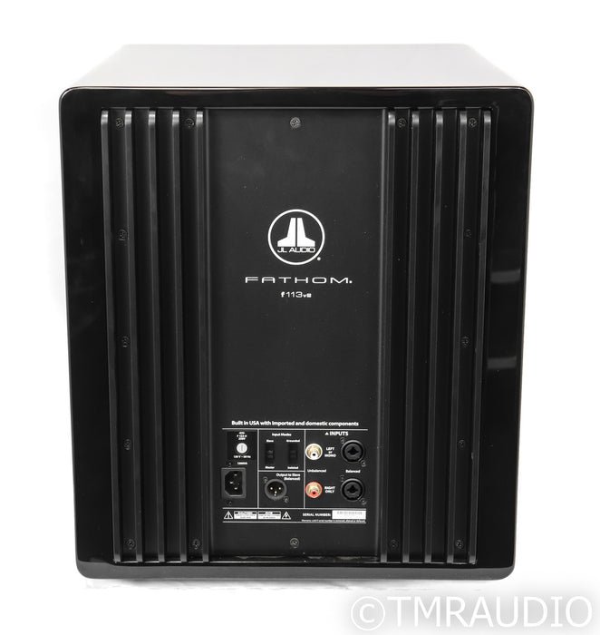 JL Audio F113v2 13.5" Powered Subwoofer; Gloss Black