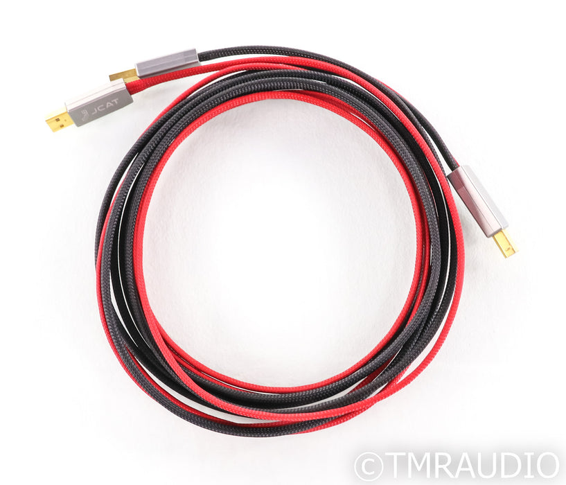 JCAT Dual USB Cable; 3m Digital Interconnect; USB-B to Dual USB-A