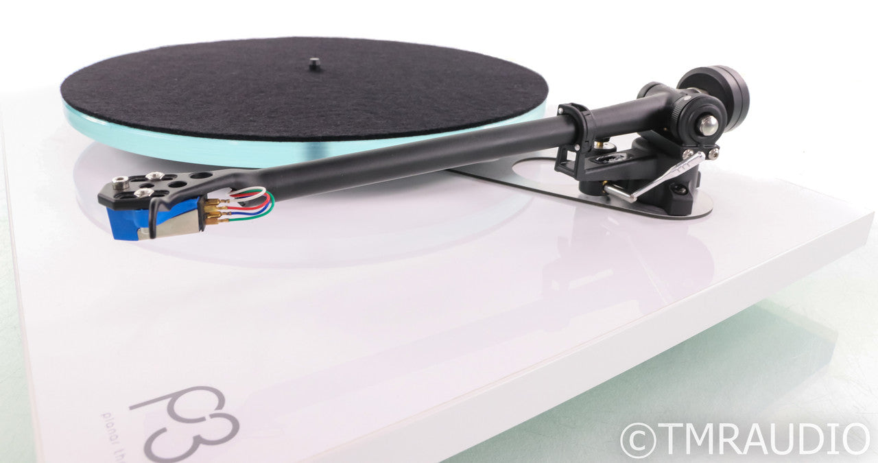 Rega Planar 3 Belt Drive Turntable; Elys 2 MM Cartridge; RB330 Tonearm; White