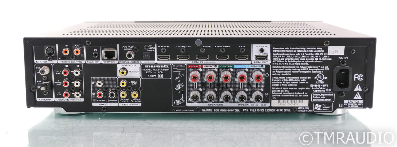 Marantz NR1504 5.1 Channel Home Theater Receiver; NR-1504; Remote