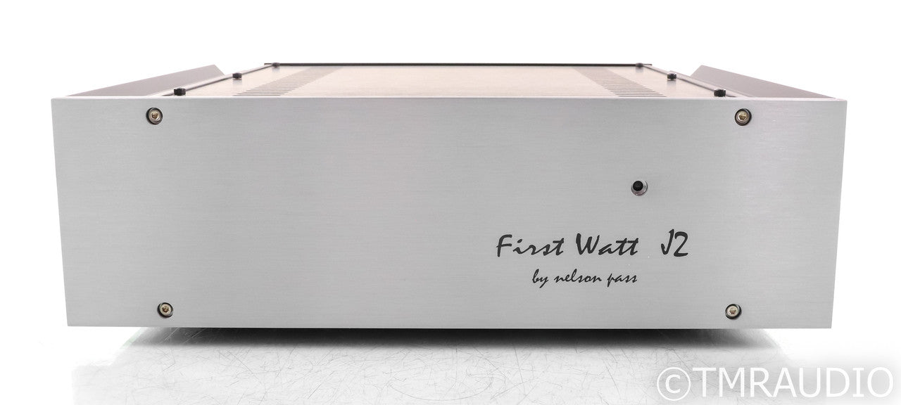 First Watt J2 Stereo Power Amplifier; JFET; Nelson Pass; Silver; J-2