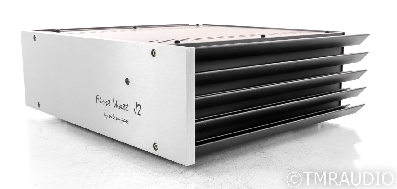 First Watt J2 Stereo Power Amplifier; JFET; Nelson Pass; Silver; J-2