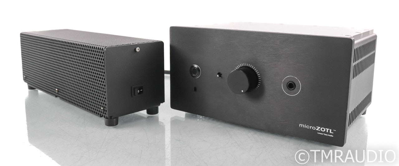 Linear Tube Audio MicroZOTL MZ2 Tube Headphone Amplifier; LPS; Remote