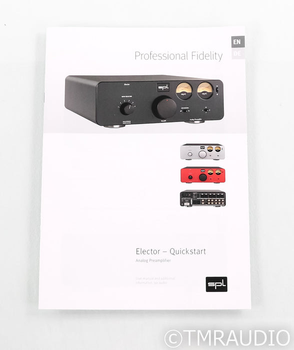 SPL Elector Stereo Preamplifier; Black (Open Box)