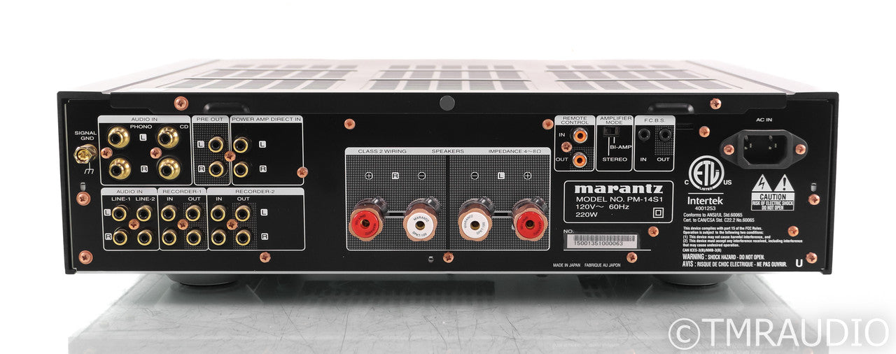 Marantz PM-14S1 Stereo Integrated Amplifier; PM14S1; Remote