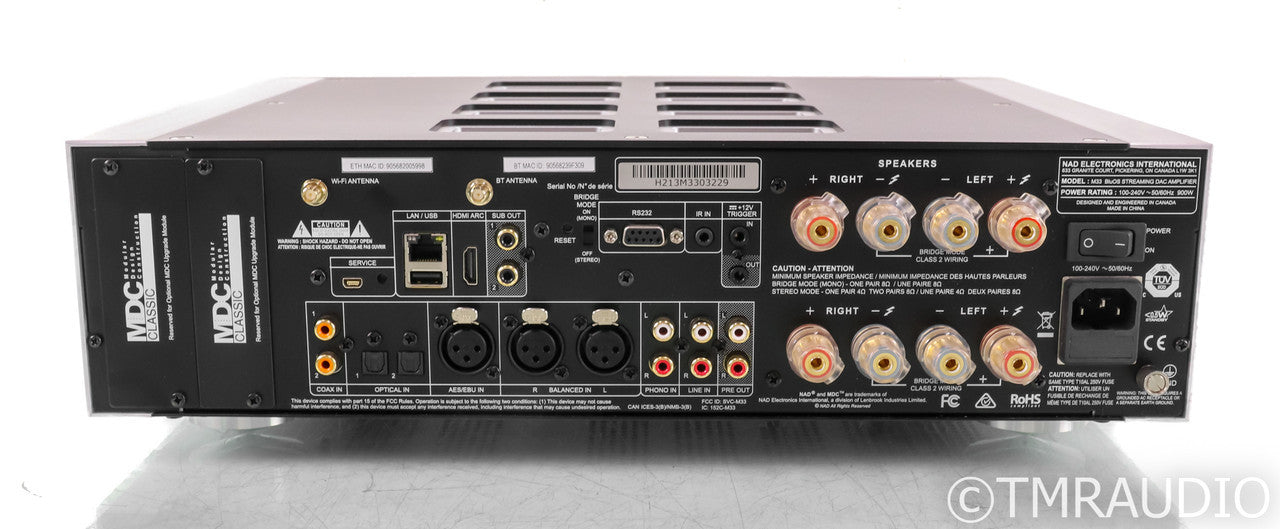 NAD M33 Stereo Integrated Amplifier; Masters; Remote; MM / MC Phono