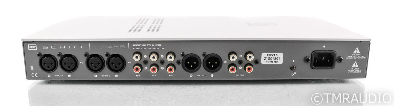 Schiit Audio Freya S Stereo Preamplifier; Silver; Remote