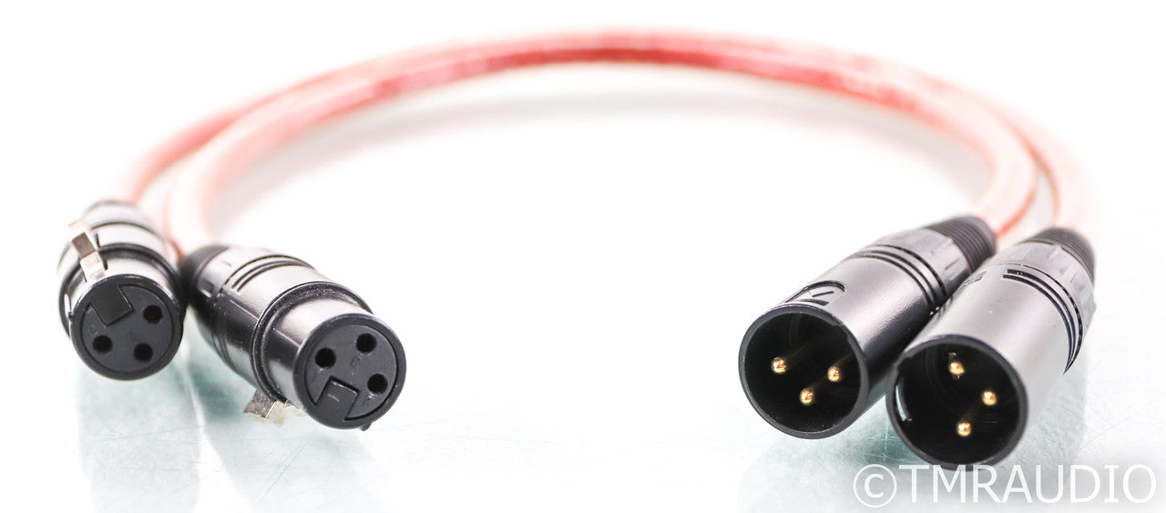 Straight Wire Encore II XLR Cables; .5m Pair Balanced Interconnects