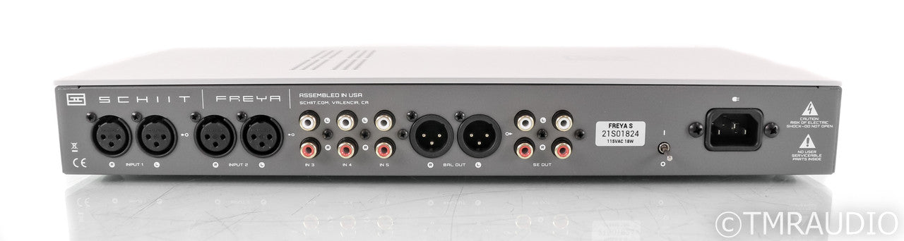 Schiit Freya S Stereo Preamplifier; Silver; Remote