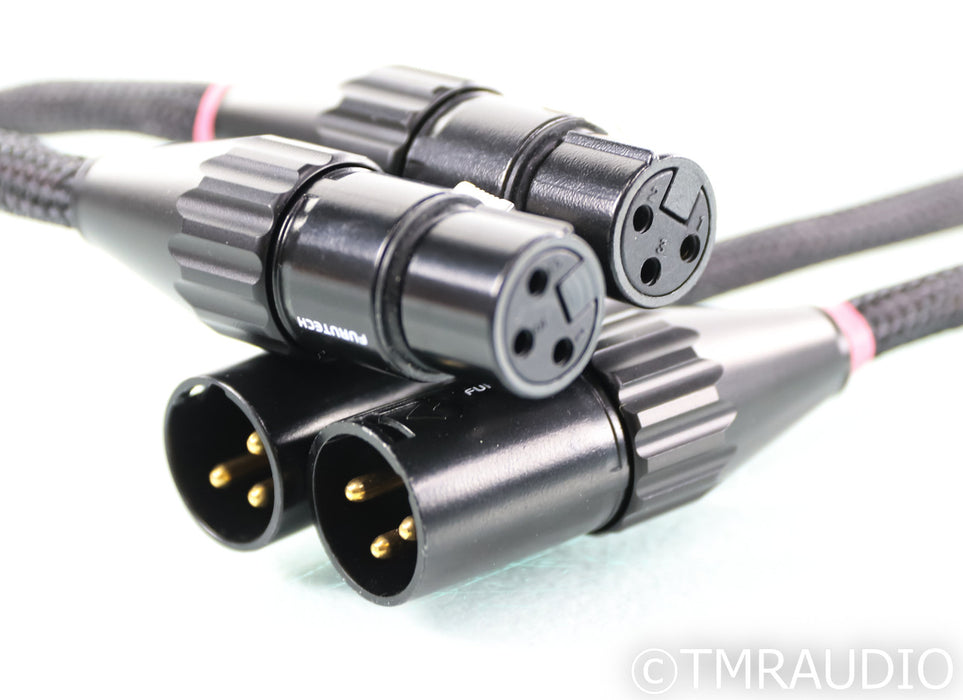 WyWires Diamond XLR Cables; 4ft Pair Balanced Interconnects