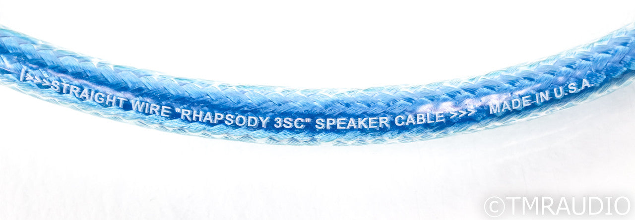 Straight Wire Rhapsody IIISC Speaker Cables; 10ft Pair