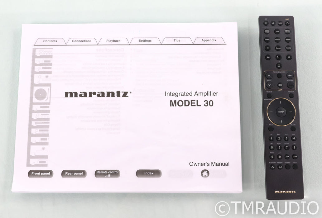 Marantz Model 30 Stereo Integrated Amplifier; Remote; Black; MM / MC Phono
