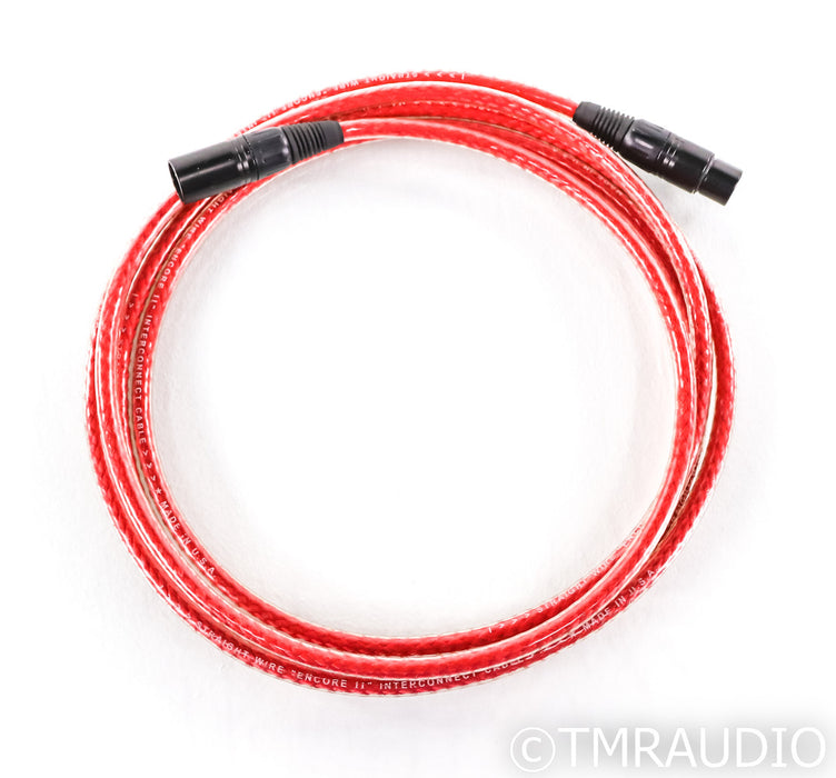 Straight Wire Encore II XLR Cables; 10ft Pair Balanced Interconnects