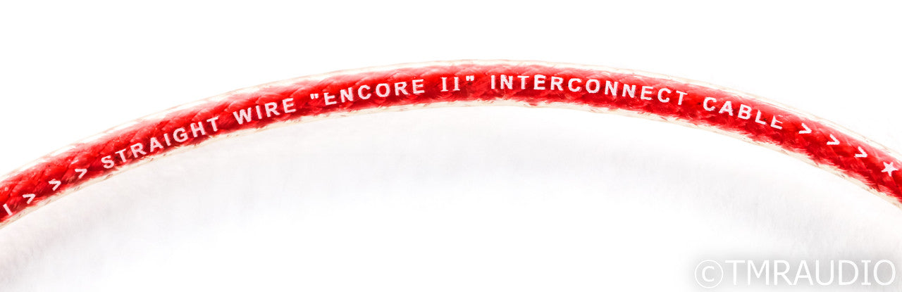 Straight Wire Encore II XLR Cables; 10ft Pair Balanced Interconnects