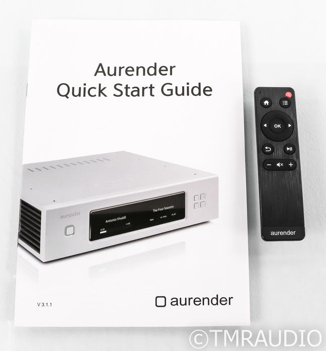 Aurender A100 Network Server; Silver; Remote; 2TB (Open Box)