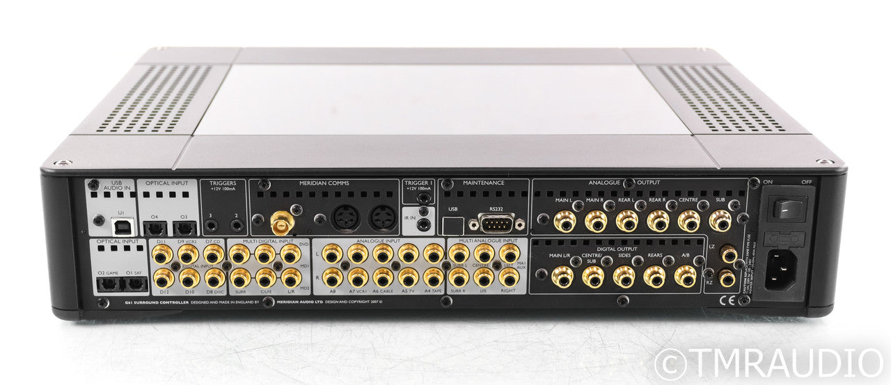 Meridian G61R 7.1 Channel Home Theater Processor; Remote; Black; G61-R