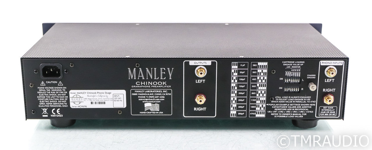 Manley Chinook Tube MM / MC Phono Preamplifier