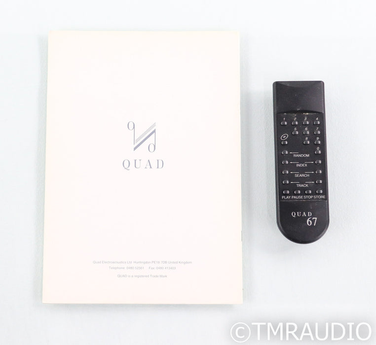 Quad 67 CD Player; Remote