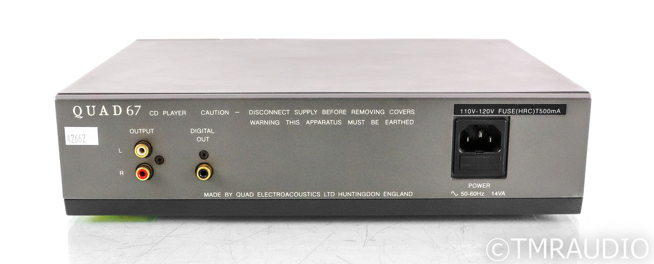 Quad 67 CD Player; Remote