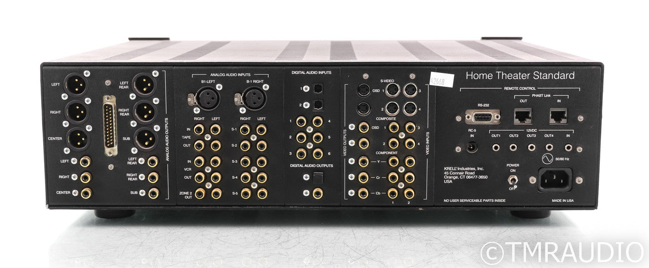 Krell KAV HTS 5.1 Channel Home Theater Processor; Home Theater Standard; Remote
