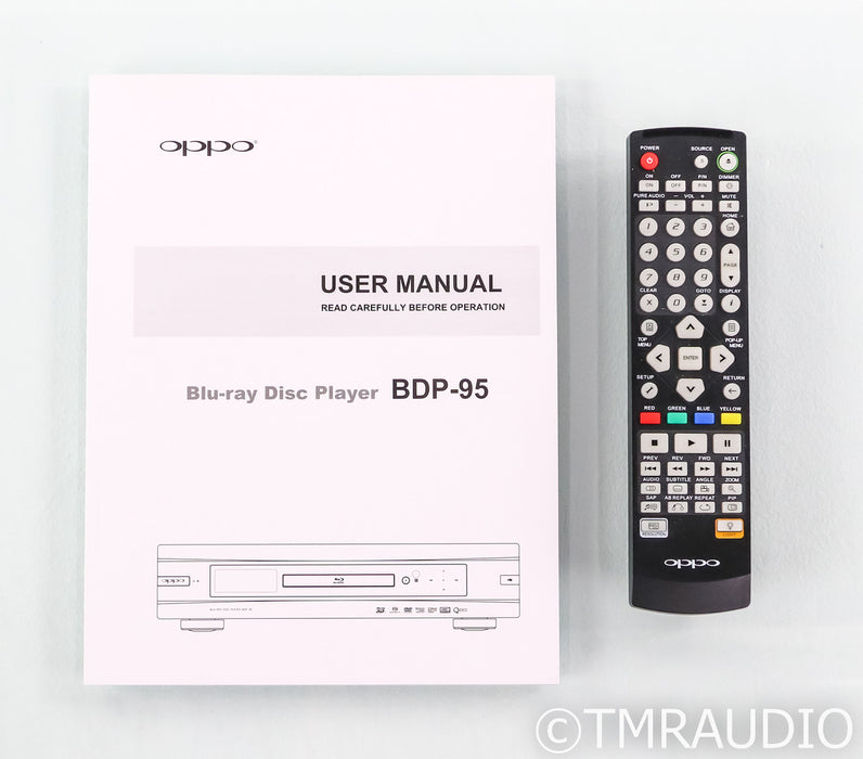 Oppo BDP 95 Universal Disc Player; Remote; Black; BDP95; Blu-Ray / SACD / CD