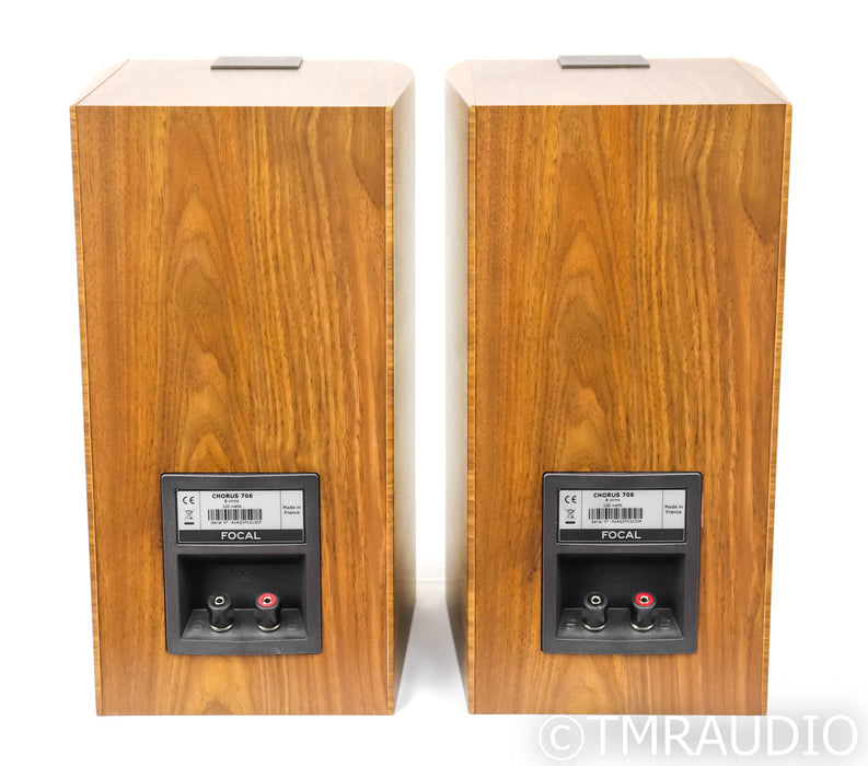 Focal Chorus 706 Bookshelf Speakers; Walnut Pair