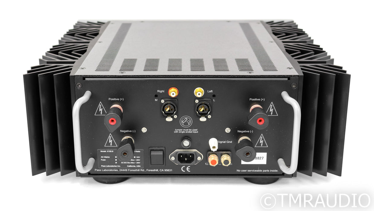 Pass Labs X150.8 Stereo Power Amplifier; X-150.8; Silver