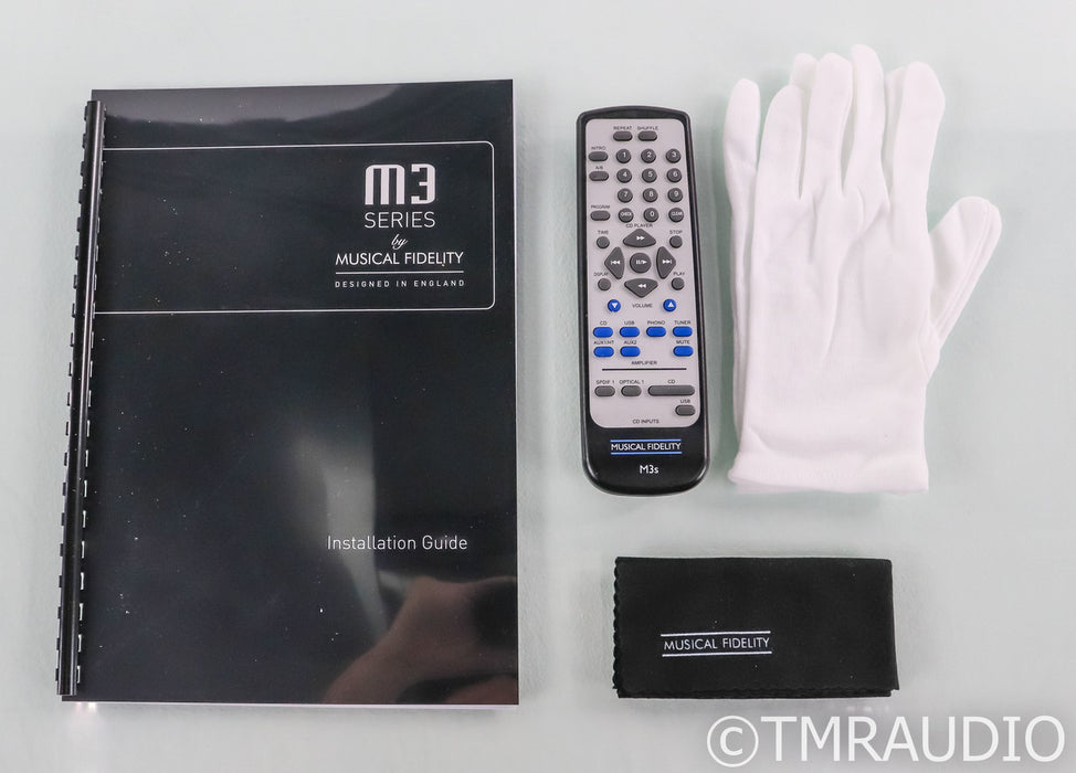 Musical Fidelity M3scd CD Player; Remote; Silver; M3-SCD