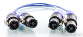 REL Bassline Blue Line Array Connectors; 0.5m Pair Subwoofer Cables (Open Box)