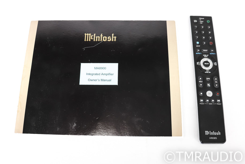 McIntosh MA8900 Stereo Integrated Amplifier; DAC; MM / MC. Phono; Remote