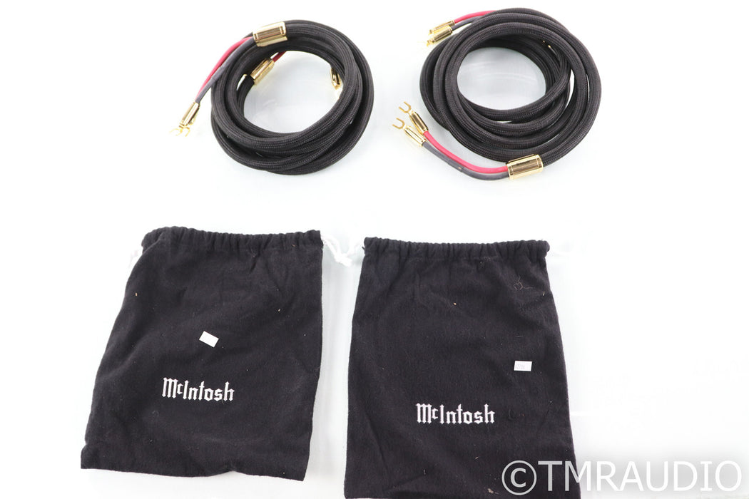 McIntosh CS4M Speaker Cables; 4m Pair; Gold Plated