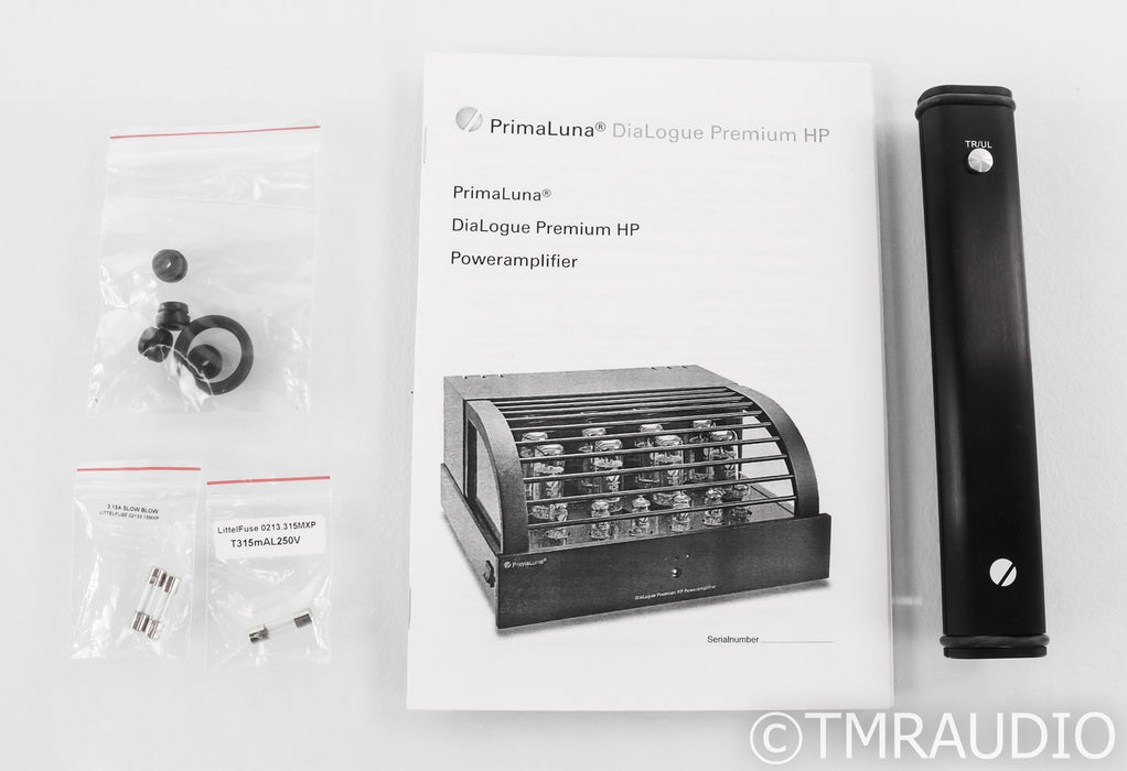 PrimaLuna DiaLogue Premium HP Stereo Tube Power Amplifier; Silver
