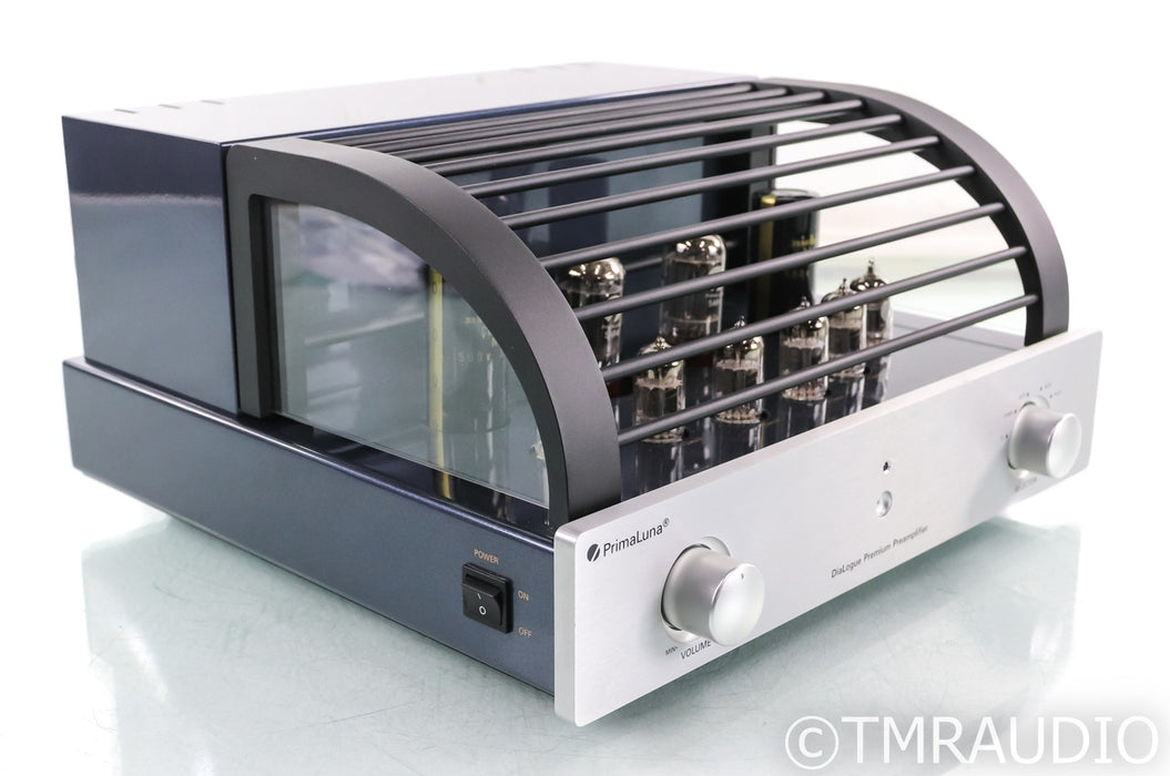 Primaluna DiaLogue Premium Stereo Tube Preamplifier; Remote; Silver