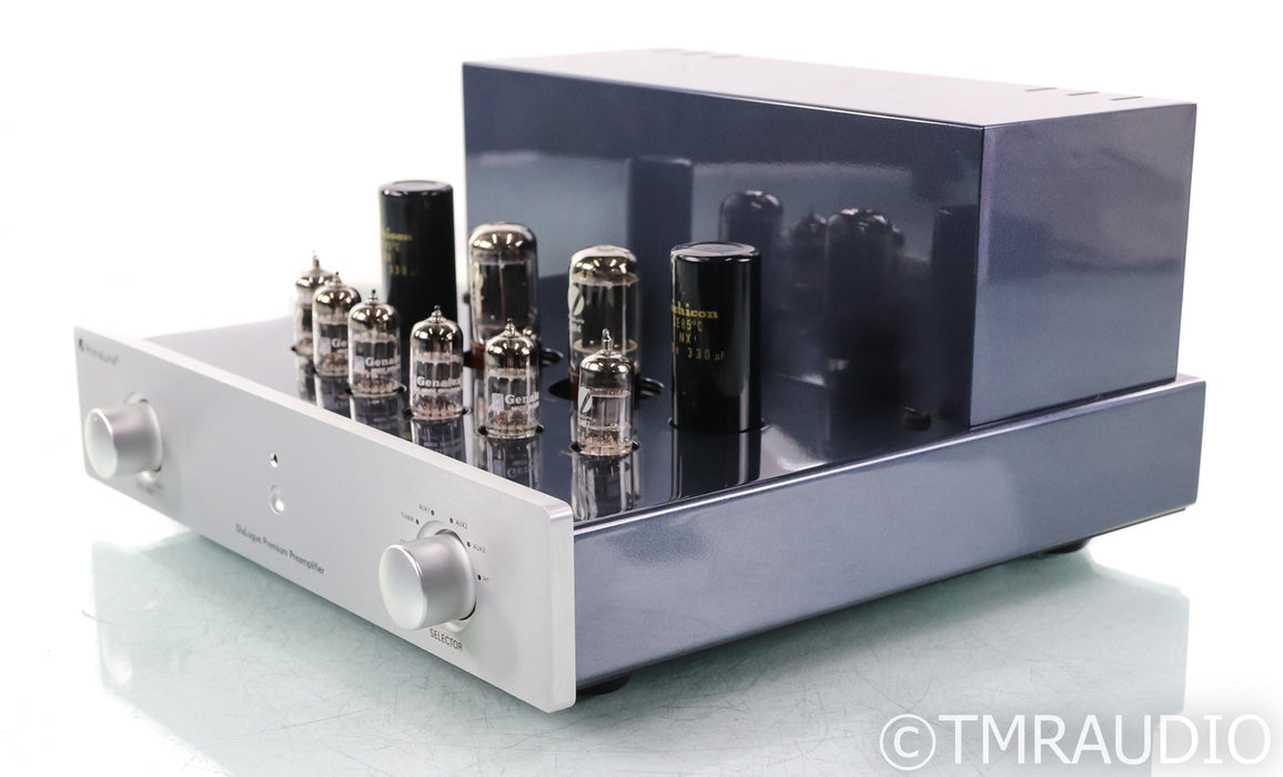 Primaluna DiaLogue Premium Stereo Tube Preamplifier; Remote; Silver
