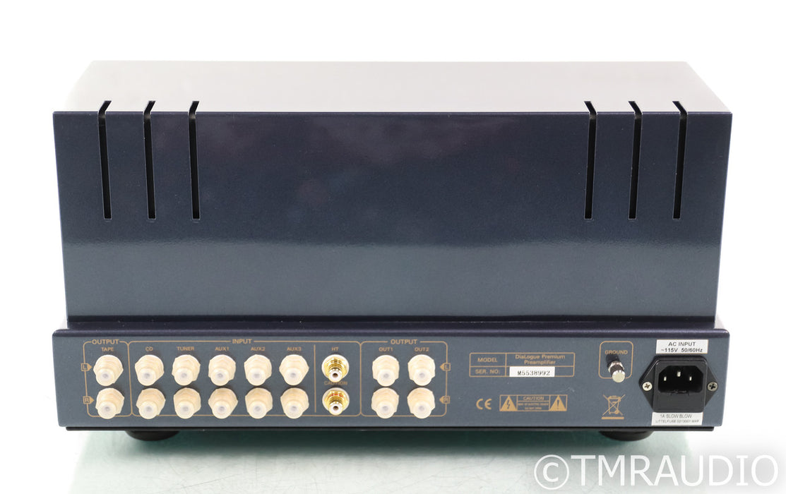 Primaluna DiaLogue Premium Stereo Tube Preamplifier; Remote; Silver