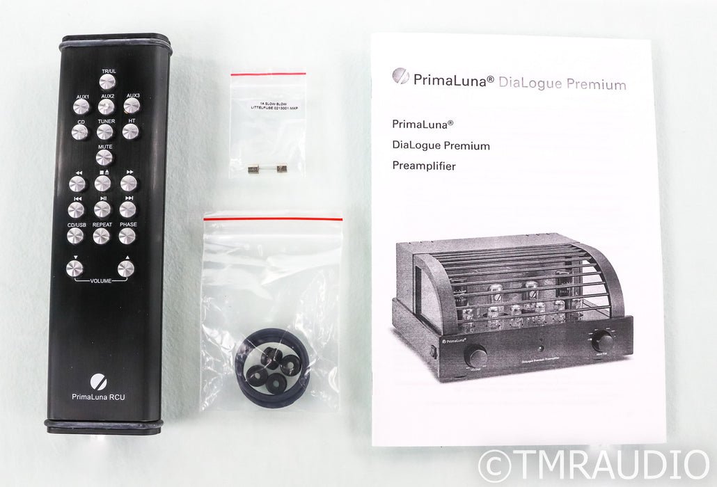 Primaluna DiaLogue Premium Stereo Tube Preamplifier; Remote; Silver