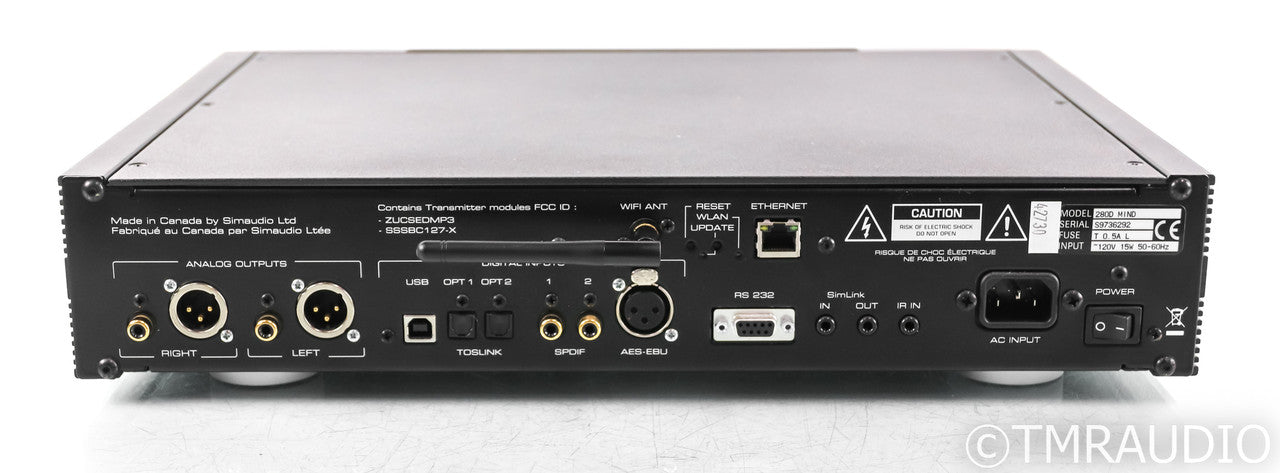 Simaudio Moon 280D DAC / Network Streamer; D/A Converter; MiND (No Remote)