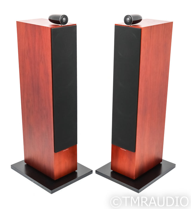 B&W CM10 S2 Floorstanding Speakers; Rosewood Pair