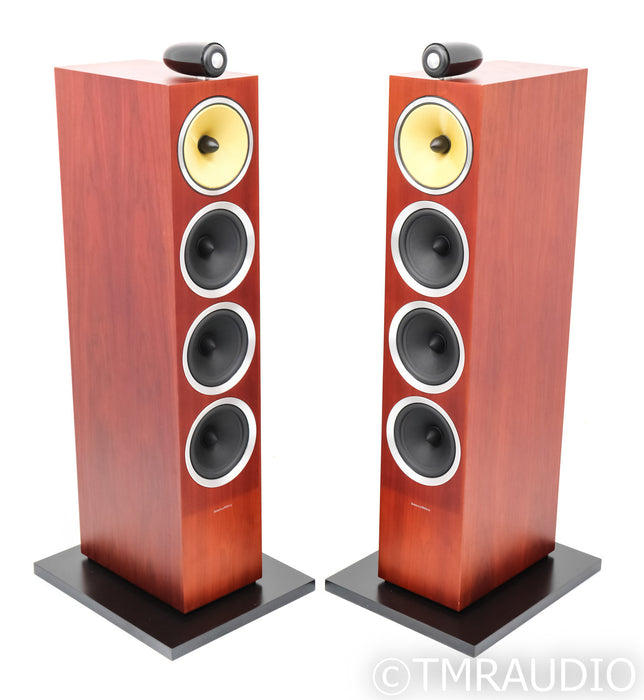 B&W CM10 S2 Floorstanding Speakers; Rosewood Pair