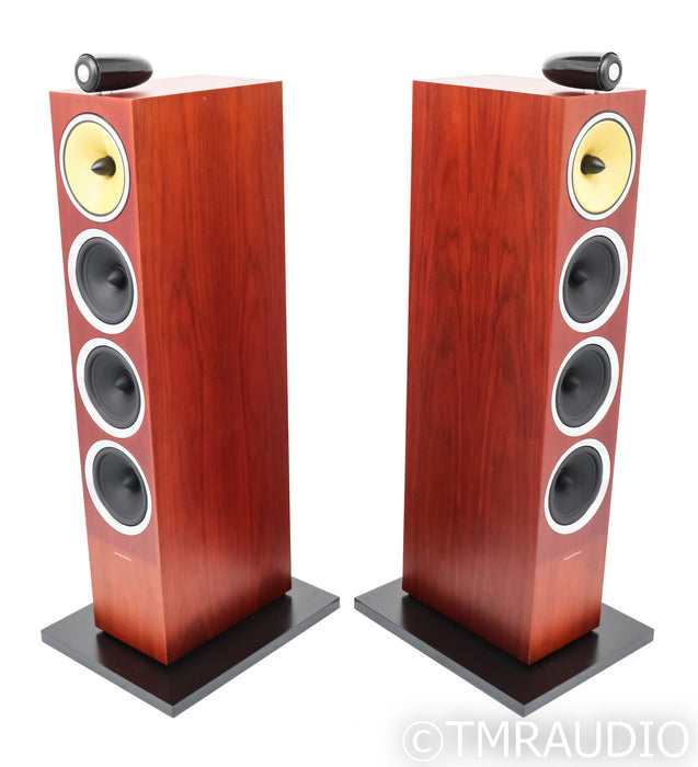 B&W CM10 S2 Floorstanding Speakers; Rosewood Pair