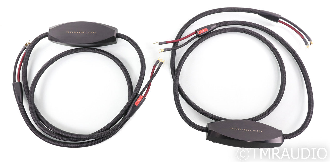 Transparent Ultra Speaker Cables; G5; 12ft Pair