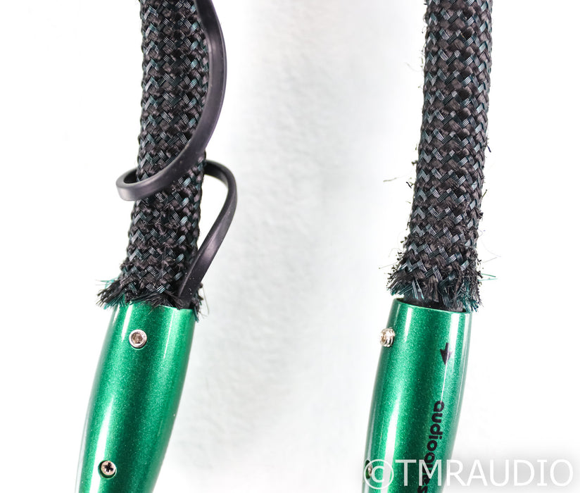AudioQuest Earth RCA Cables; 0.5m Pair Interconnects; 72v DBS