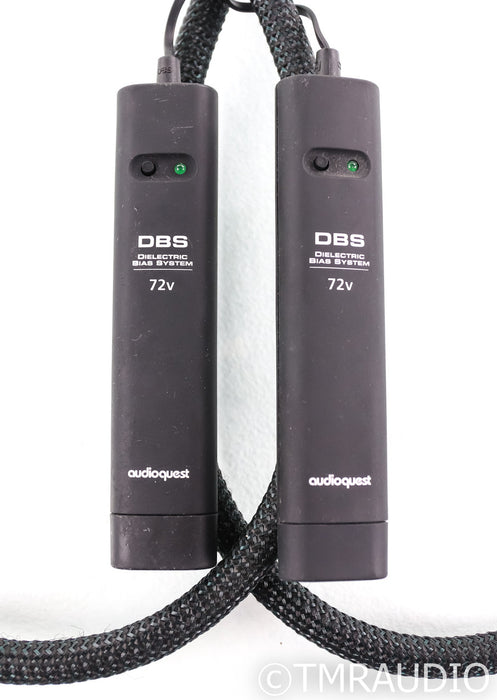 AudioQuest Earth RCA Cables; 0.5m Pair Interconnects; 72v DBS