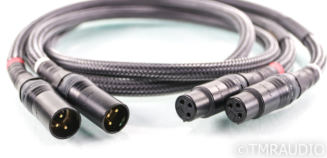 Dana Cable Diamond MkII XLR Cables; 1m Pair Balanced Interconnects
