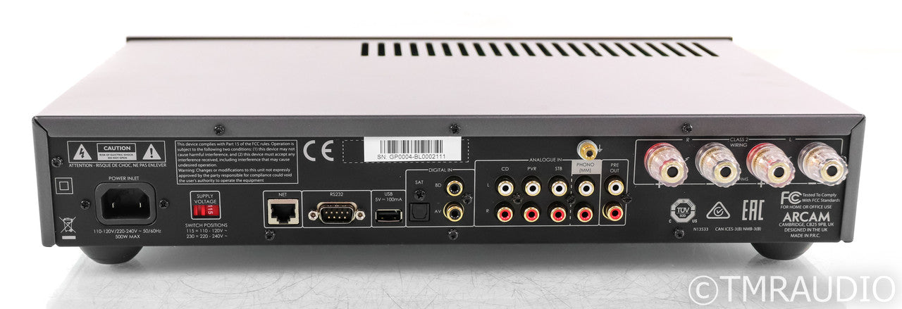Arcam SA20 Stereo Integrated Amplifier; SA-20; Remote; MM Phono