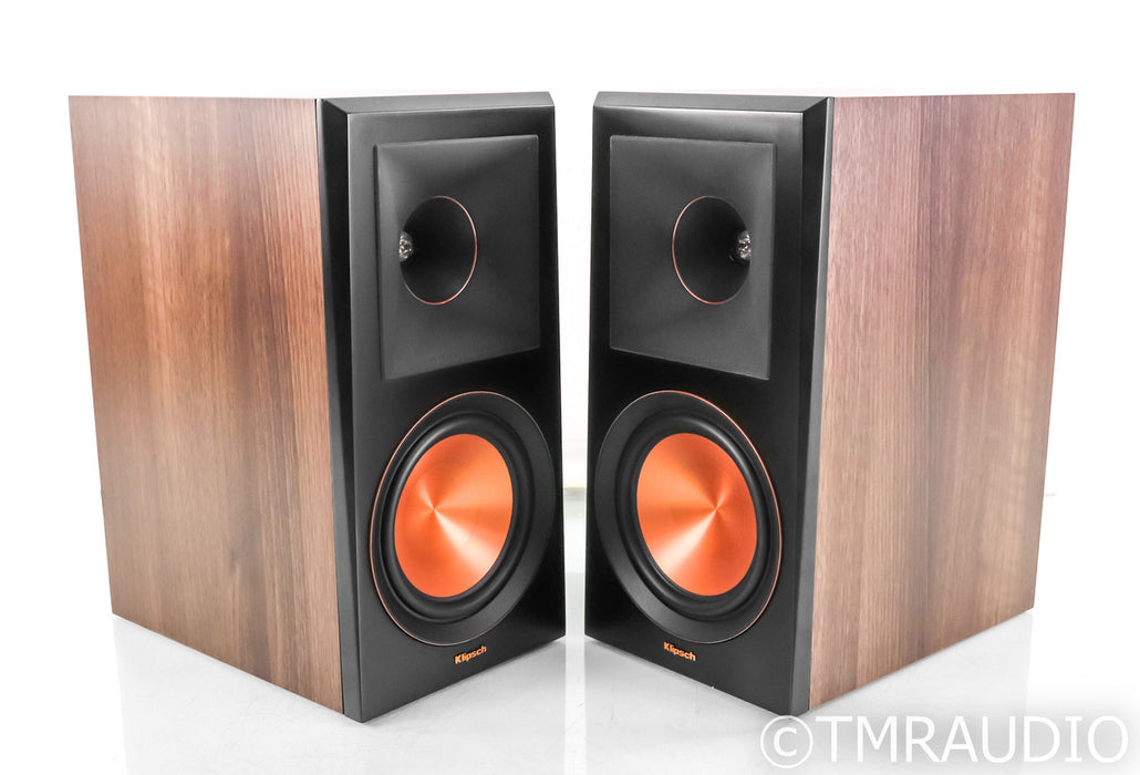 Klipsch RP-600M Bookshelf Speakers; Walnut Pair; RP600M