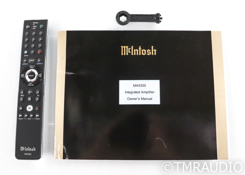 McIntosh MA5300 Stereo Integrated Amplifier; MA-5300; Remote